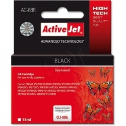 Activejet Replace Canon Cli-8bk (15ml) - Pixma Pro9000