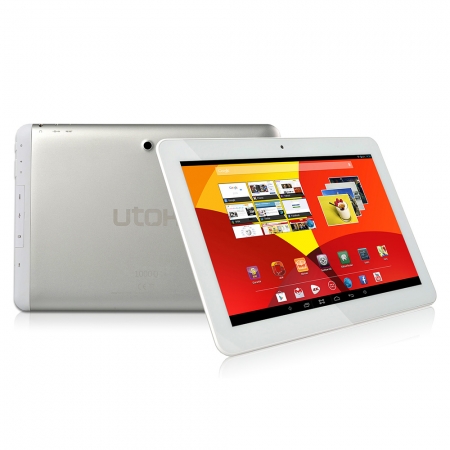 Tableta Utok 1000Q - o alternativă mai ușoară la laptop, grație adaptorului USB-MicroUSB UTOK-1000Q-alba-tableta-10-1-inch-IPS--16GB--Wi-Fi-29699-1
