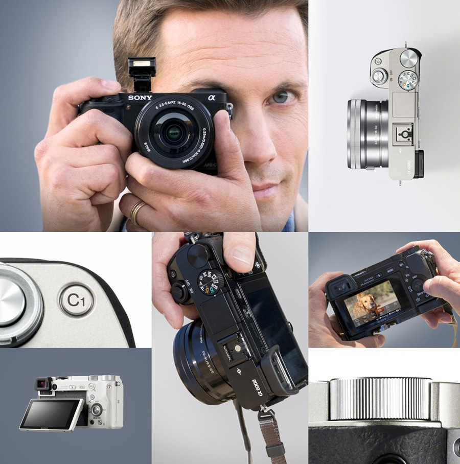 Sony A6000 Aparat Foto Mirrorless 24MP APSC Full HD Kit cu