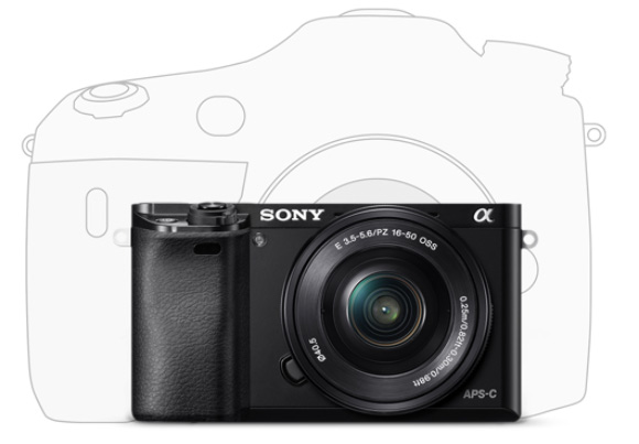 Sony A6000 Aparat Foto Mirrorless 24MP APSC Full HD Kit cu